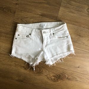 Talula white denim shorts